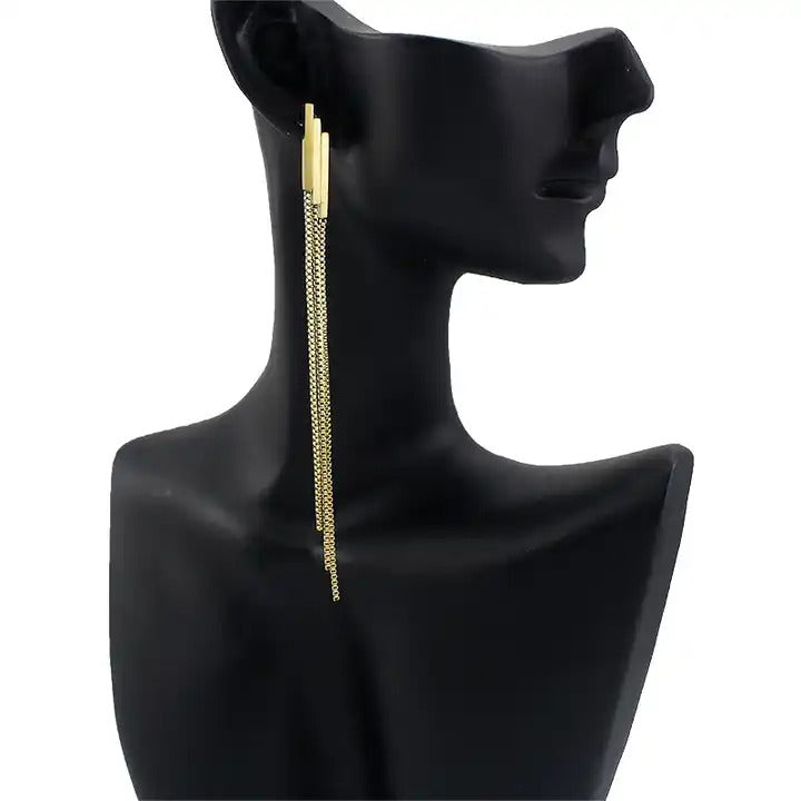 Halo Gold Earring