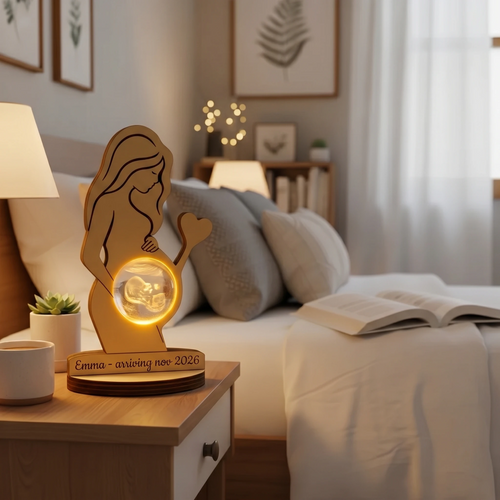 Kerd's Luxe Custom Photo Engraved Lamp - Illuminate Your Love Story !